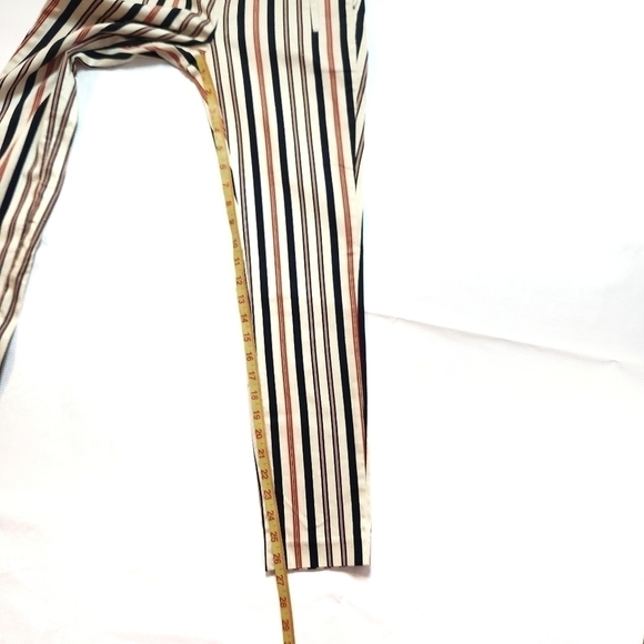 ZARA Basic  Multicolored Striped Pants - Picture 2 of 8